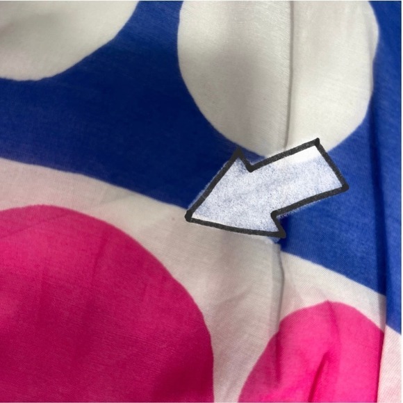 Vineyard Vines Carolina Maxi Dress 6 Ocean Splash NWT Cotton‎ Silk Lined Geo - Picture 14 of 14